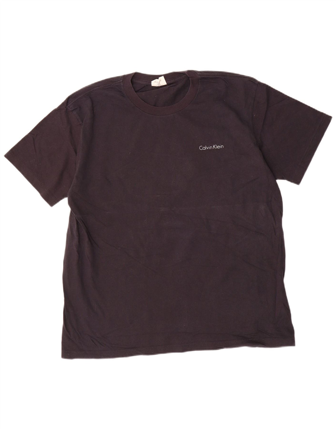 CALVIN KLEIN T-shirt da uomo Top Large in cotone nero