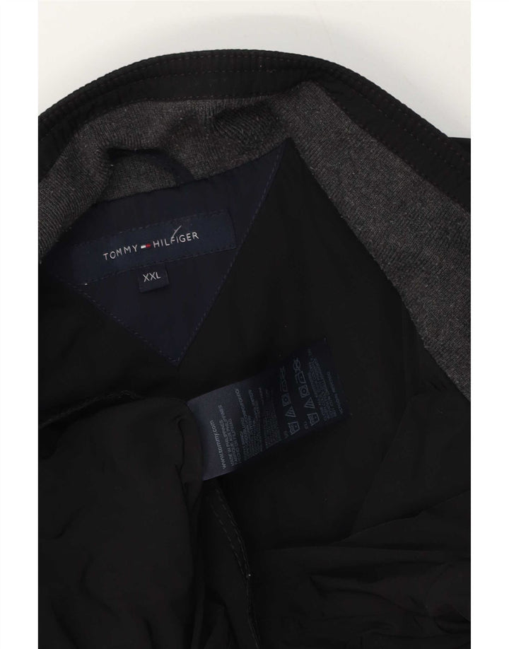Giacca utility da uomo Tommy Hilfiger UK 44 2XL poliestere nero