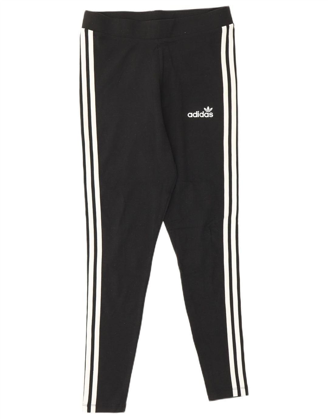 Leggings Adidas da donna UK 14 cotone a righe nere medie