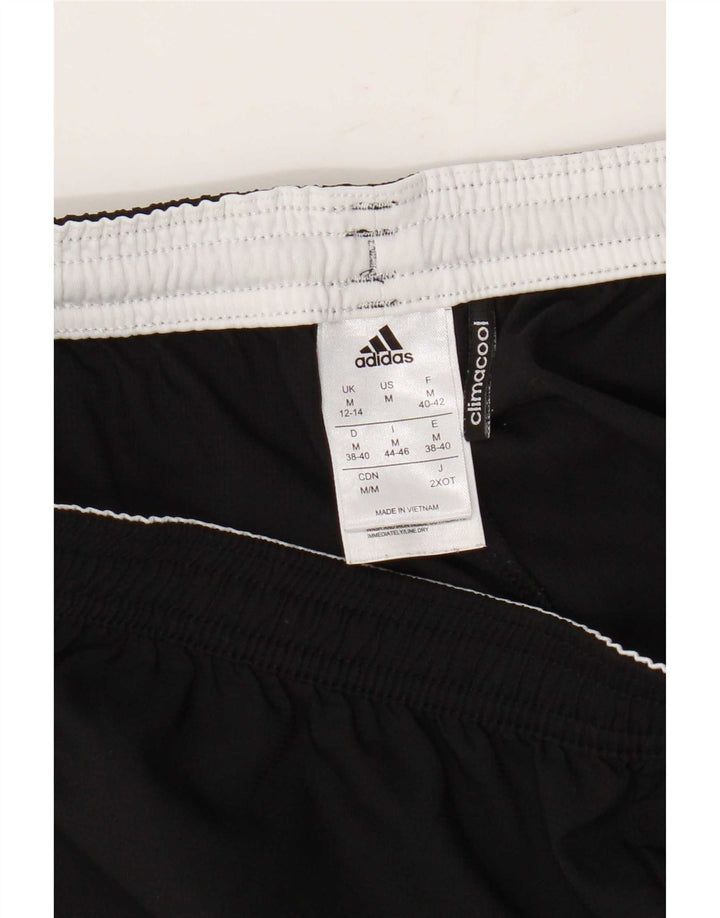 Pantaloncini sportivi Adidas Climacool da donna UK 12/14 Poliestere nero medio