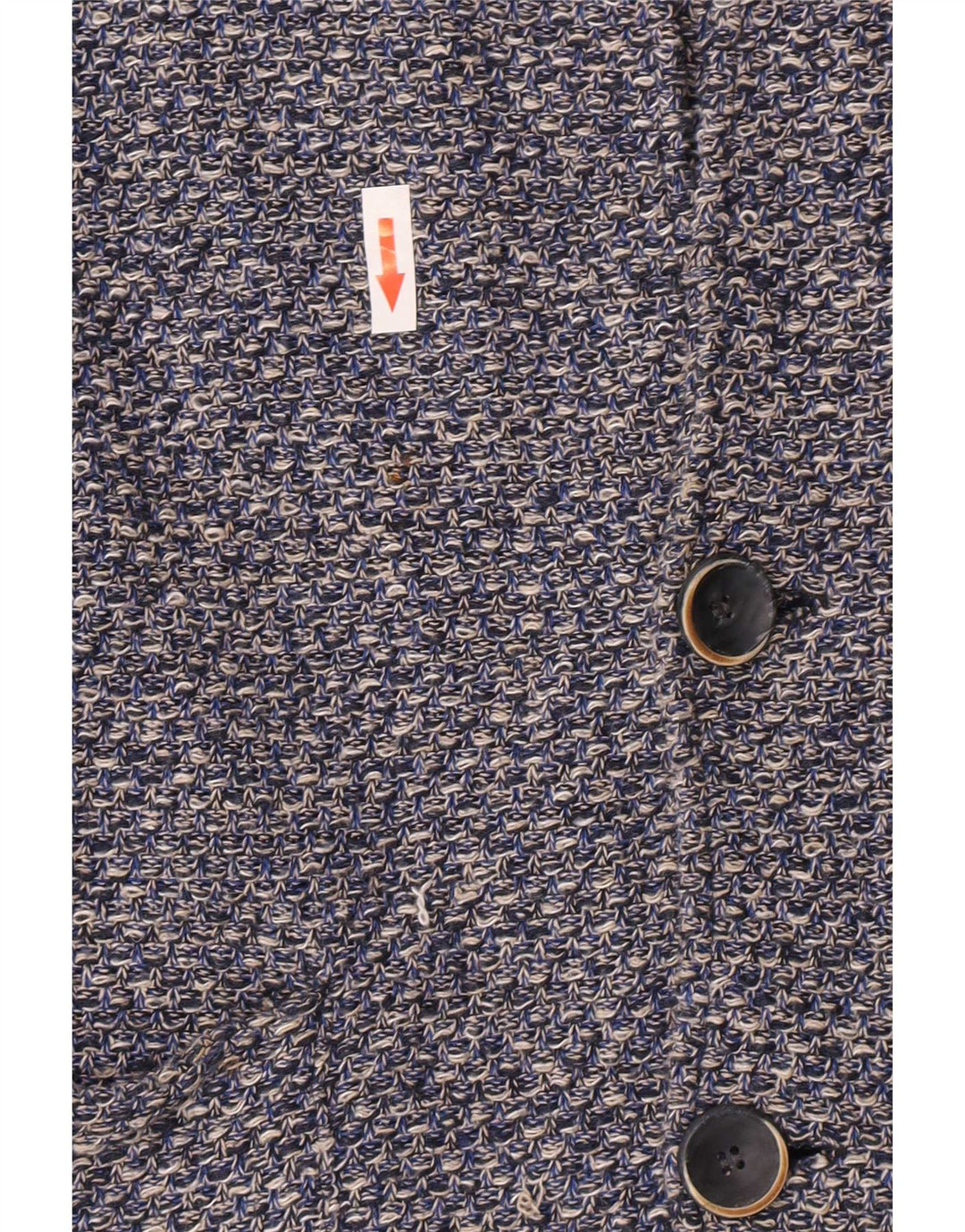 Giacca blazer a 2 bottoni lavorata a maglia da bambino Zara 13-14 anni in cotone screziato blu