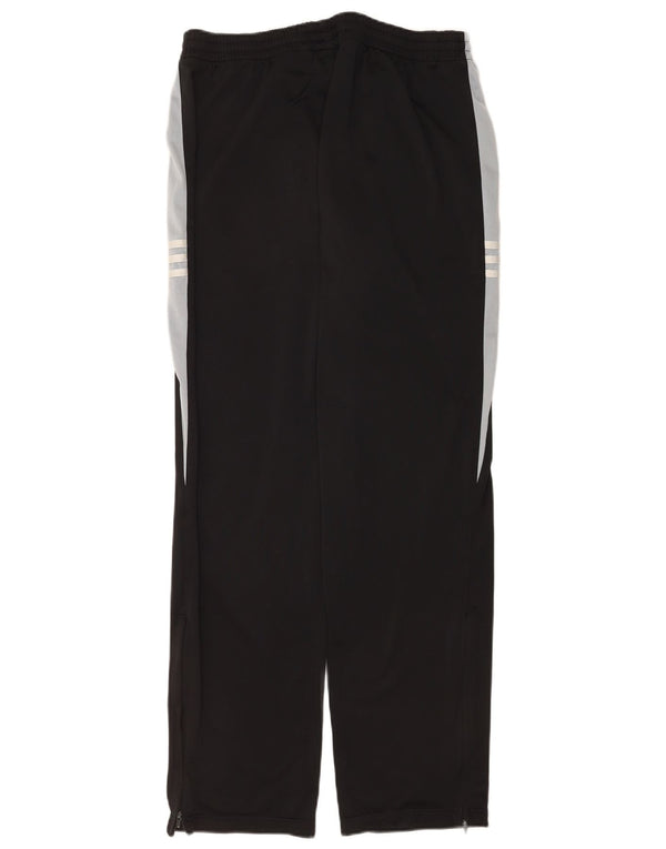 Pantaloni da tuta da uomo Adidas UK 42/44 Large Nero Colourblock Poliestere