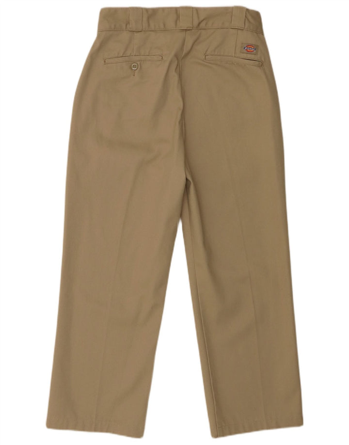 Pantaloni chino dritti da uomo Dickies W28 L25 poliestere marrone