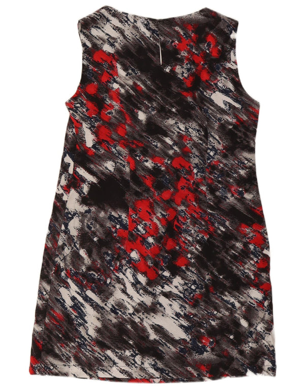 JIGSAW Womens Sleeveless Sheath Dress UK 12 Medium Multicoloured Tie Dye