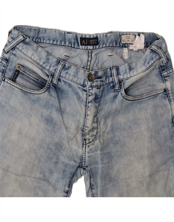 ARMANI Womens Cropped Jeans W32 L25  Blue Cotton Vintage Armani and Second-Hand Armani from Messina Hembry 