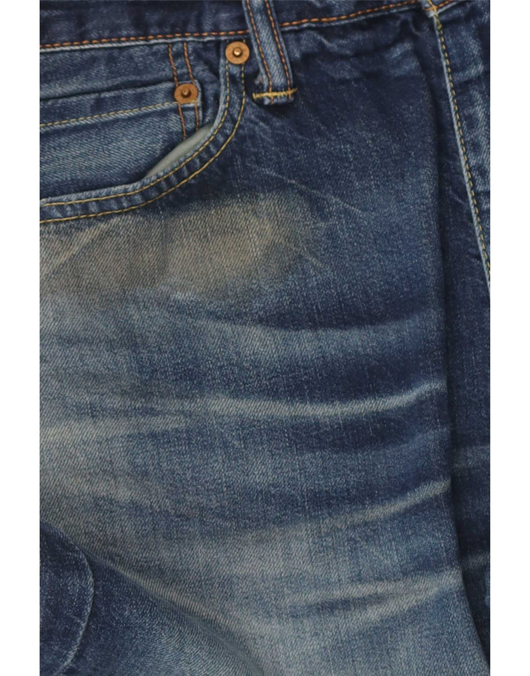 Levi's Uomo 504 Jeans dritti W31 L34 Cotone Blu