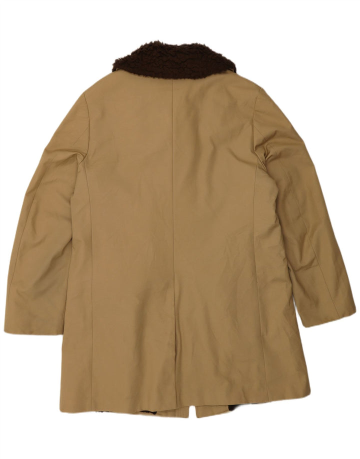 Cappotto sherpa vintage da uomo IT 50 beige medio