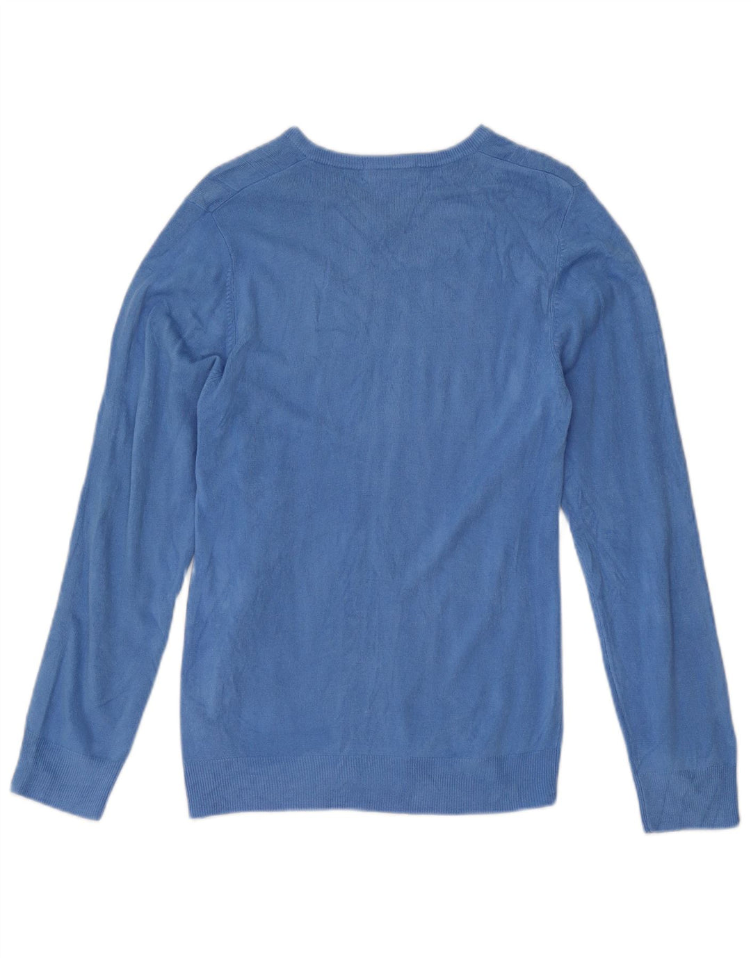 Maglione da donna Marks & Spencer con scollo a V blu Harbour UK 10 piccolo
