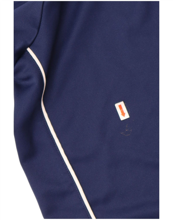 ADIDAS Aeroready Zip Neck Pullover Tuta da Uomo Top Large Blu Navy