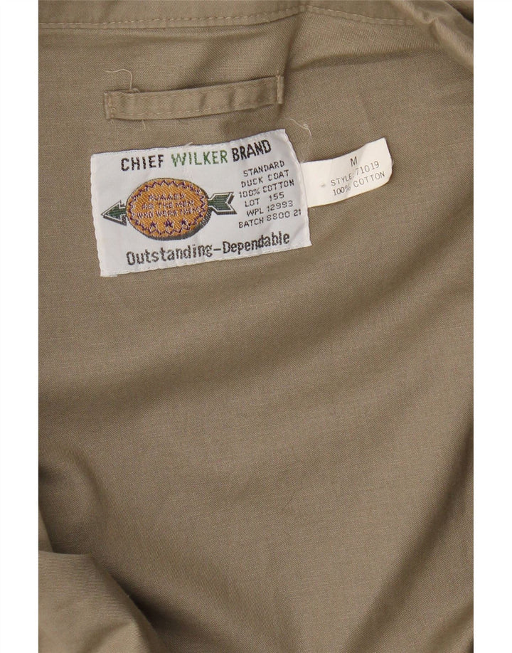 Giacca militare da uomo Wilker UK 38 Cotone beige medio