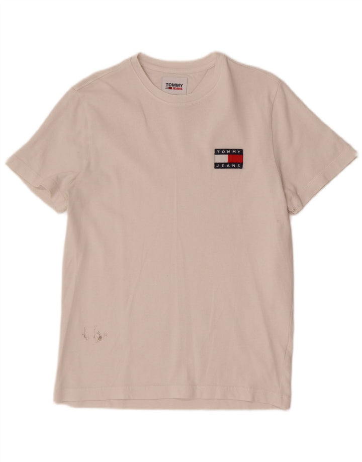 T-shirt grafica da uomo Tommy Hilfiger Top XS bianca