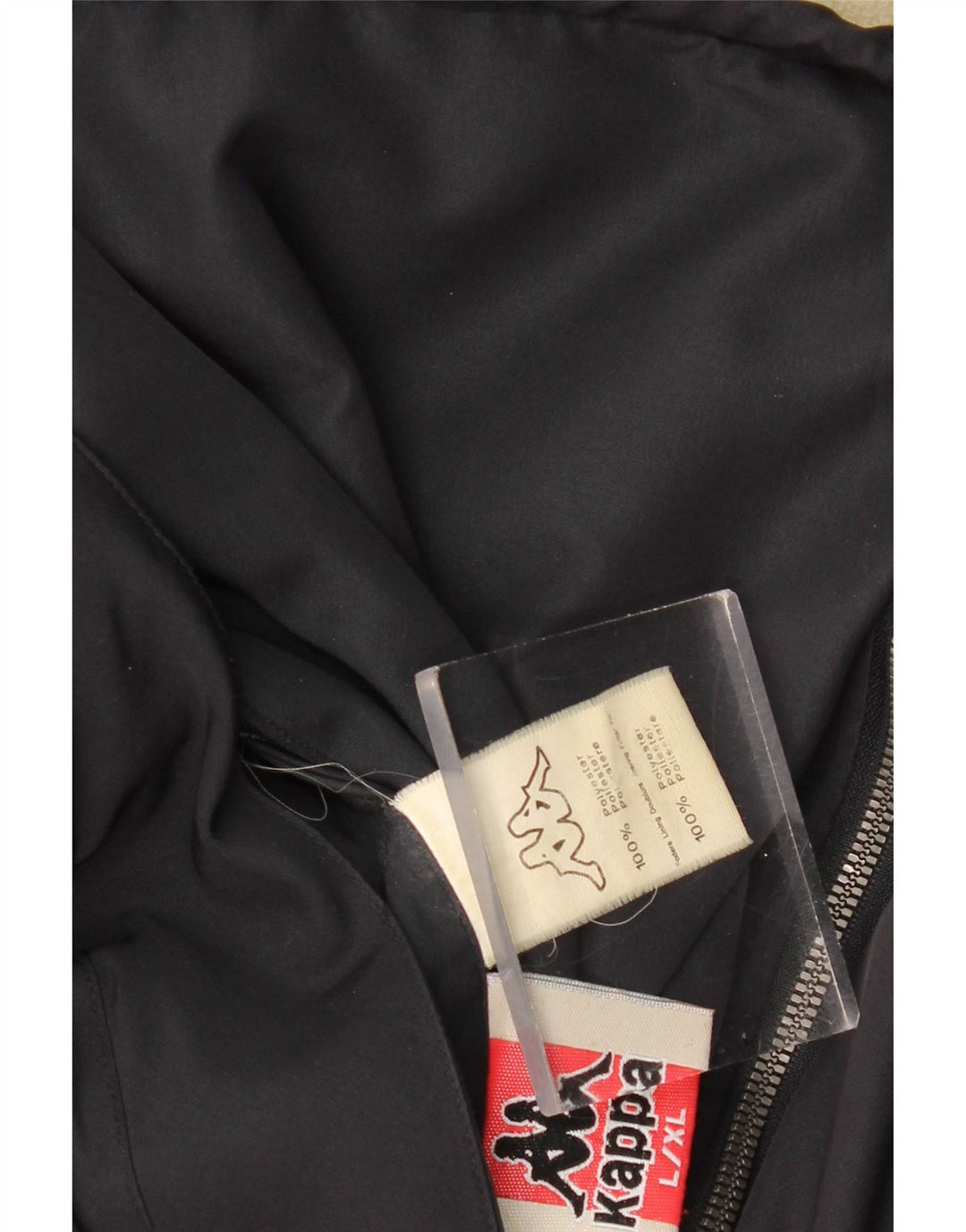 Giacca reversibile da uomo KAPPA UK 40 Large in poliestere blu navy