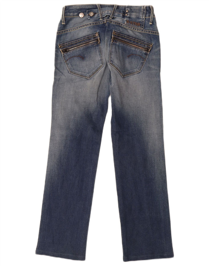 Jeans dritti da donna G-Star W24 L28 cotone blu
