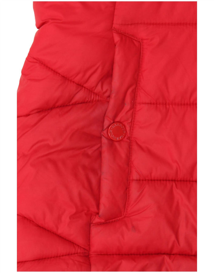 Giacca imbottita da uomo Barbour UK 8 Small rossa in poliammide