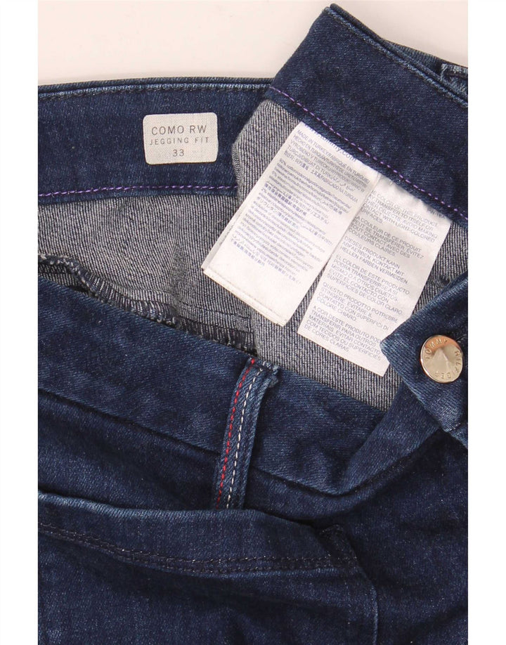 Tommy Hilfiger Donna Como RW Jegging Bootcut Jeans W33 L27 Blu Navy
