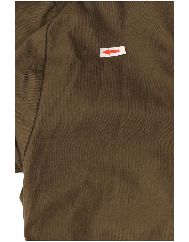 Giacca militare vintage da uomo EU 46 piccola color kaki
