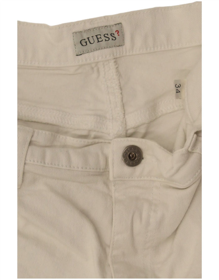 Jeans Bootcut da uomo Guess W34 L28 bianco sporco