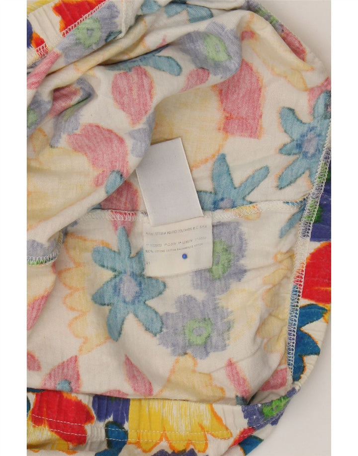 Pantaloni caldi da donna Colmar Large W34 in cotone floreale multicolore