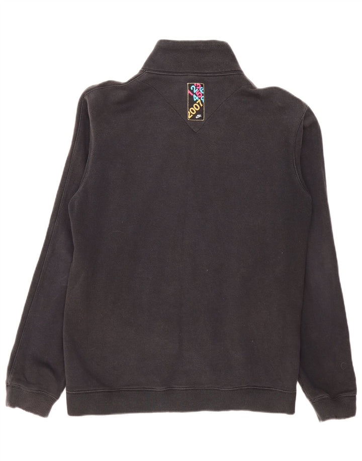 Giacca da ginnastica grafica da uomo Nike UK 39/41 cotone nero medio