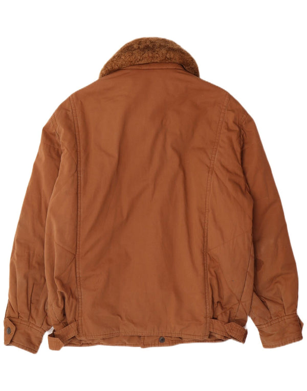 MONTEDORO Giubbotto Bomber Militare Uomo IT 52 XL Cotone Marrone