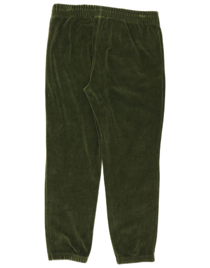 Pantaloni da tuta in velluto da donna Champion, pantaloni da jogging, cotone verde medio