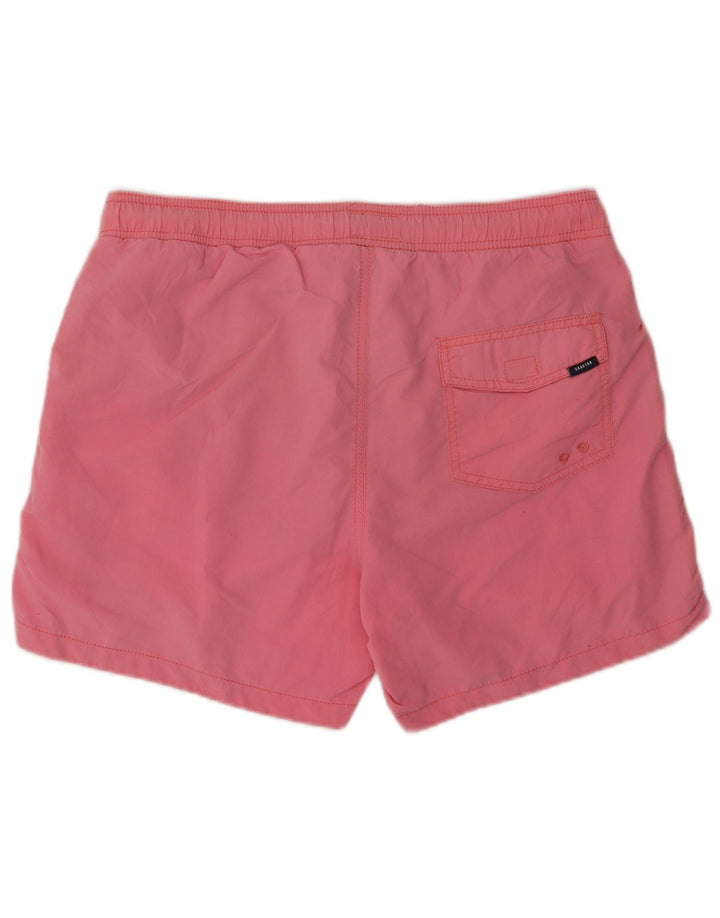 Pantaloncini da bagno grafici da uomo Gaastra in nylon rosa medio