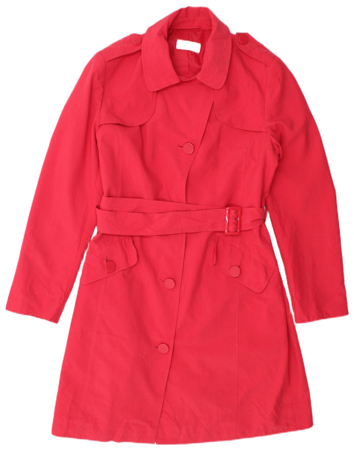 Trench da donna Marks & Spencer UK 12 Poliestere rosa medio