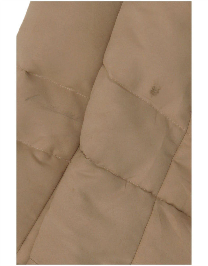 Cappotto imbottito con cappuccio da uomo Fay UK 40 grande poliestere beige