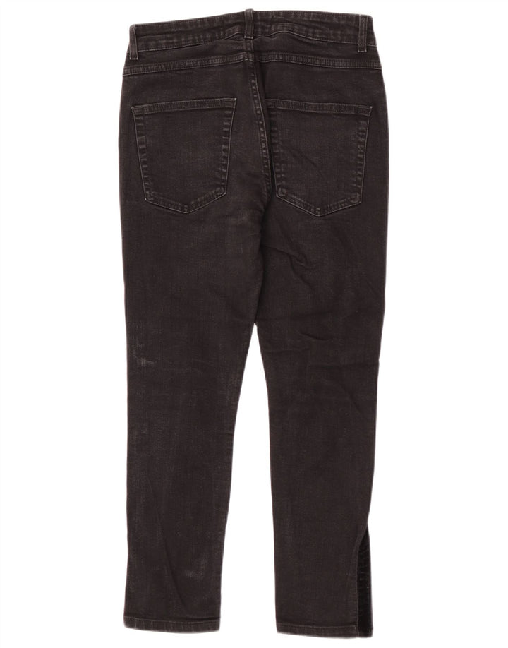 Jeans corti da uomo Zara EU 38 Small W30 L24 Black Colourblock