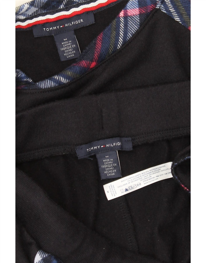 Tuta intera da donna con grafica Tommy Hilfiger UK 14 Medium Blu Navy a quadri
