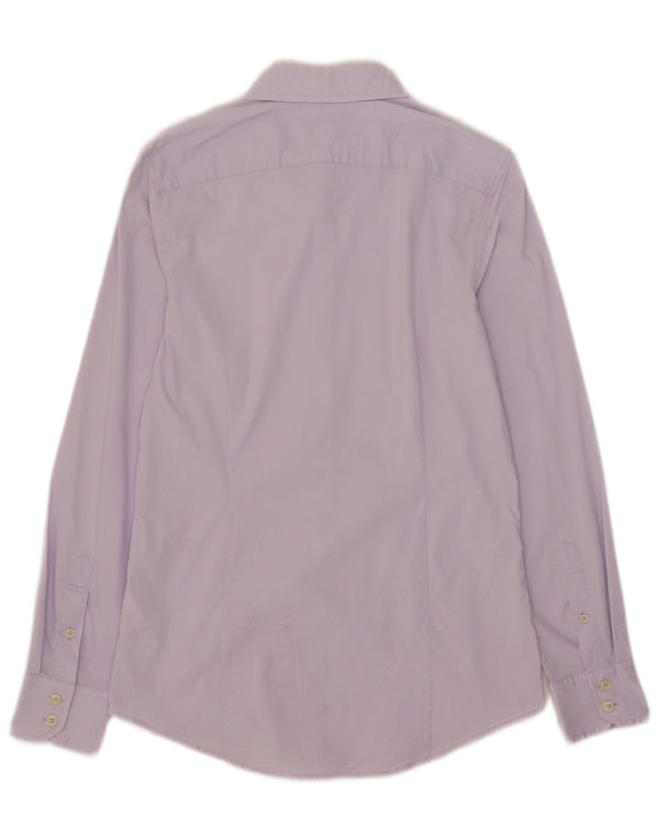 Camicia Benetton Uomo Viola Medio Cotone