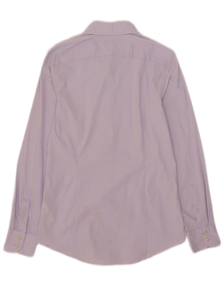 Camicia Benetton Uomo Viola Medio Cotone