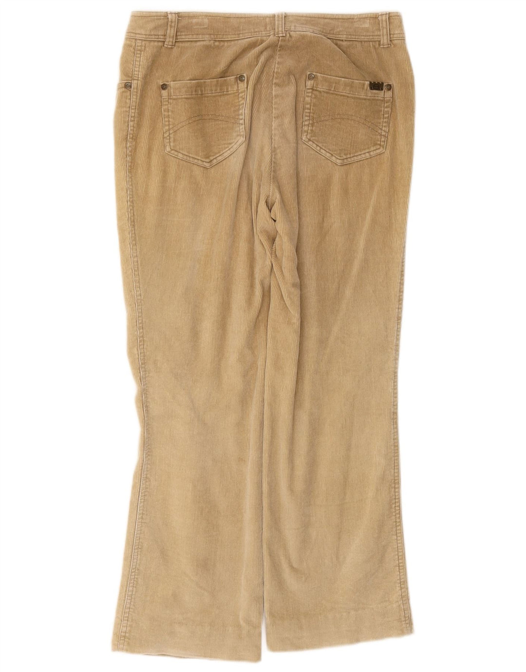 Pantaloni da donna in velluto a coste bootcut Sergio Tacchini IT 42 medio W32 L26 Beige