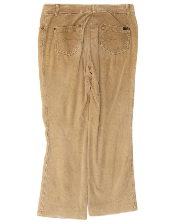 Pantaloni da donna in velluto a coste bootcut Sergio Tacchini IT 42 medio W32 L26 Beige