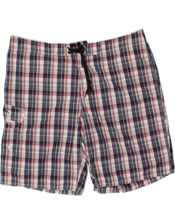 EDDIE BAUER Mens Swimming Shorts 2XL  Multicoloured Check Polyamide Vintage Eddie Bauer and Second-Hand Eddie Bauer from Messina Hembry 