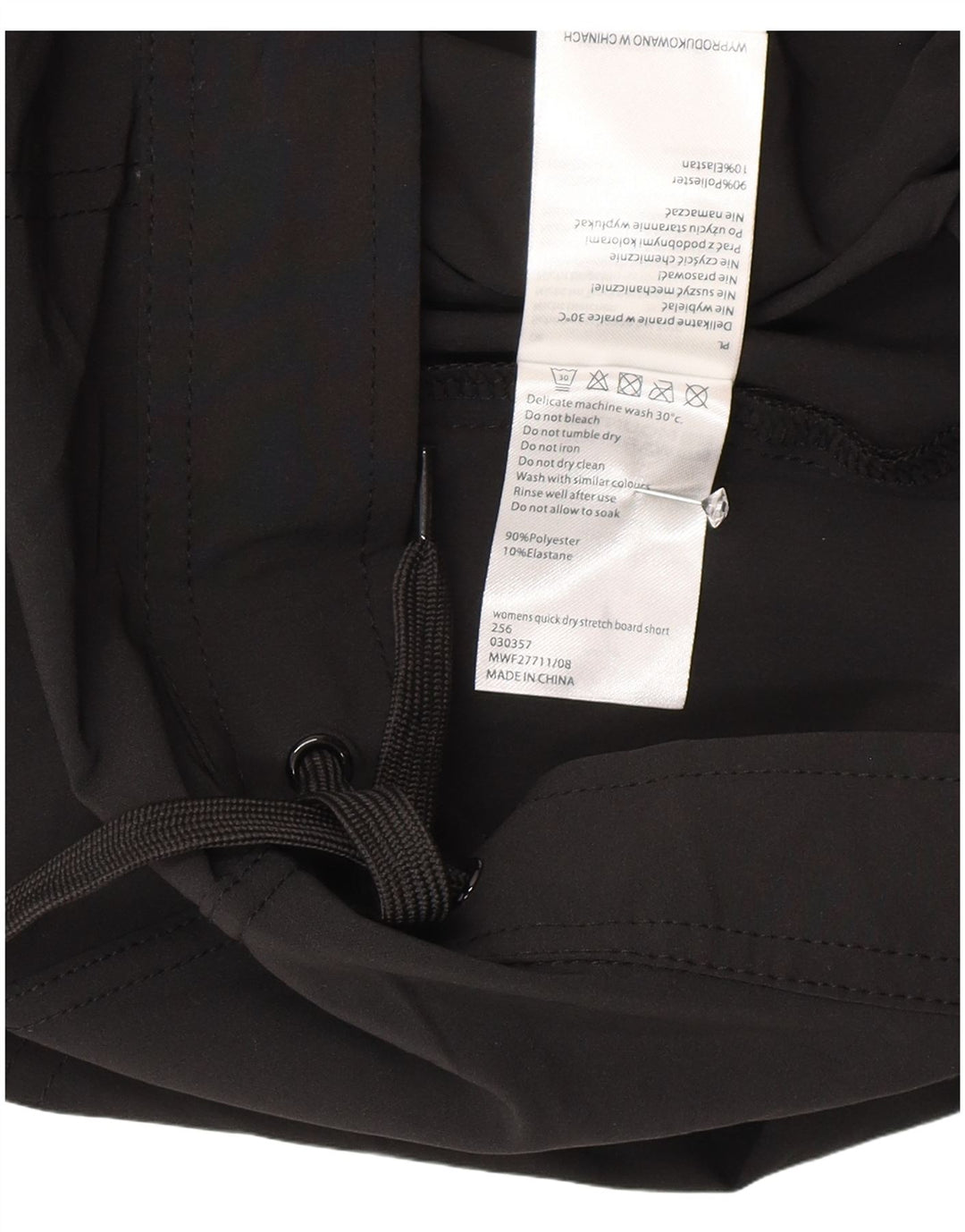 Pantaloncini sportivi da donna Mountain Warehouse UK 18 XL Poliestere nero