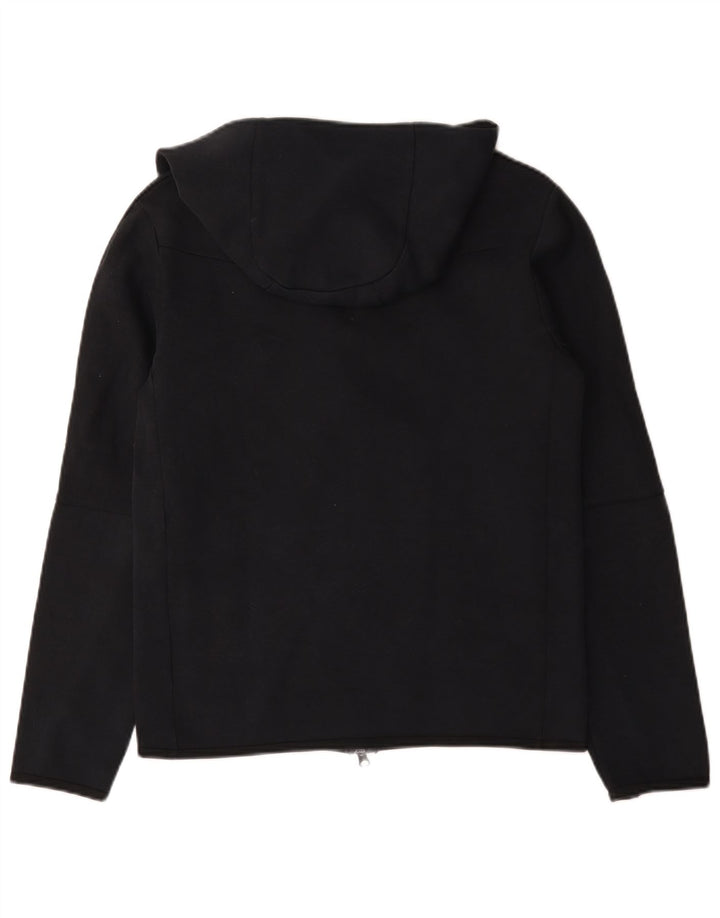 Felpa con cappuccio e zip Nike da uomo, piccola, in cotone blu navy
