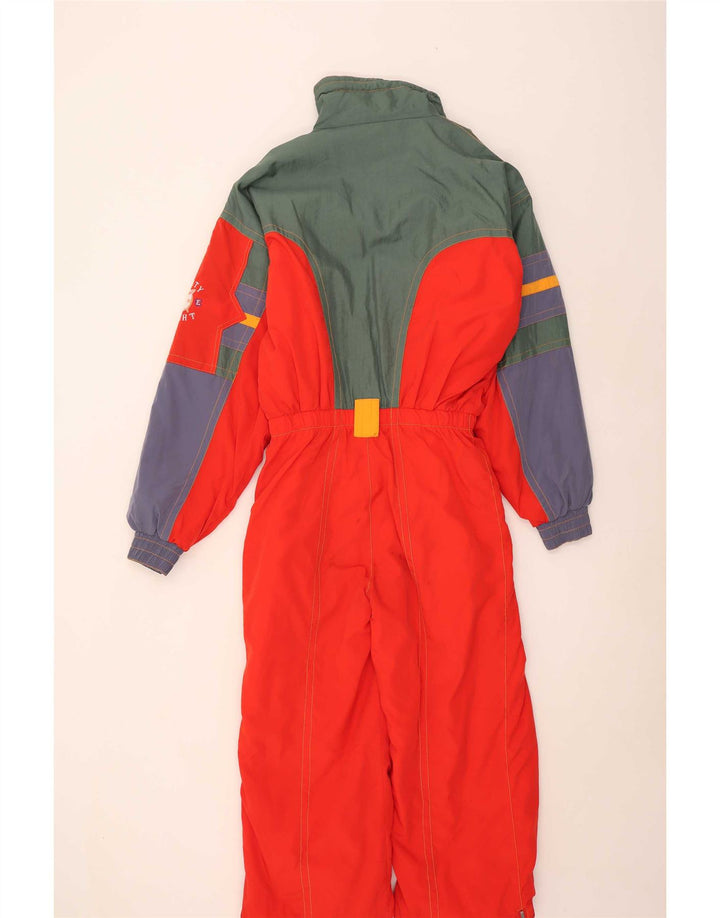 Tuta da sci da uomo Ninety Eight UK 40 Poliestere color block rosso medio