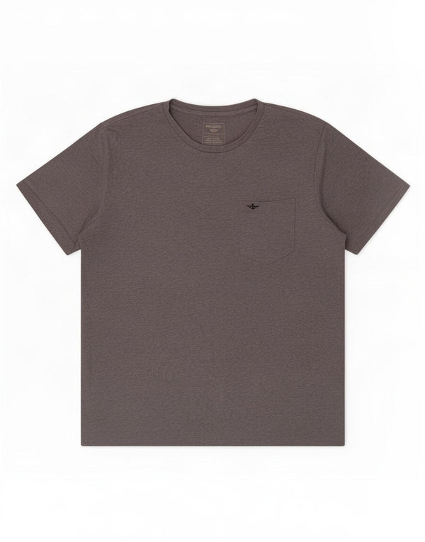 T-shirt da uomo Dockers Top grande in cotone grigio