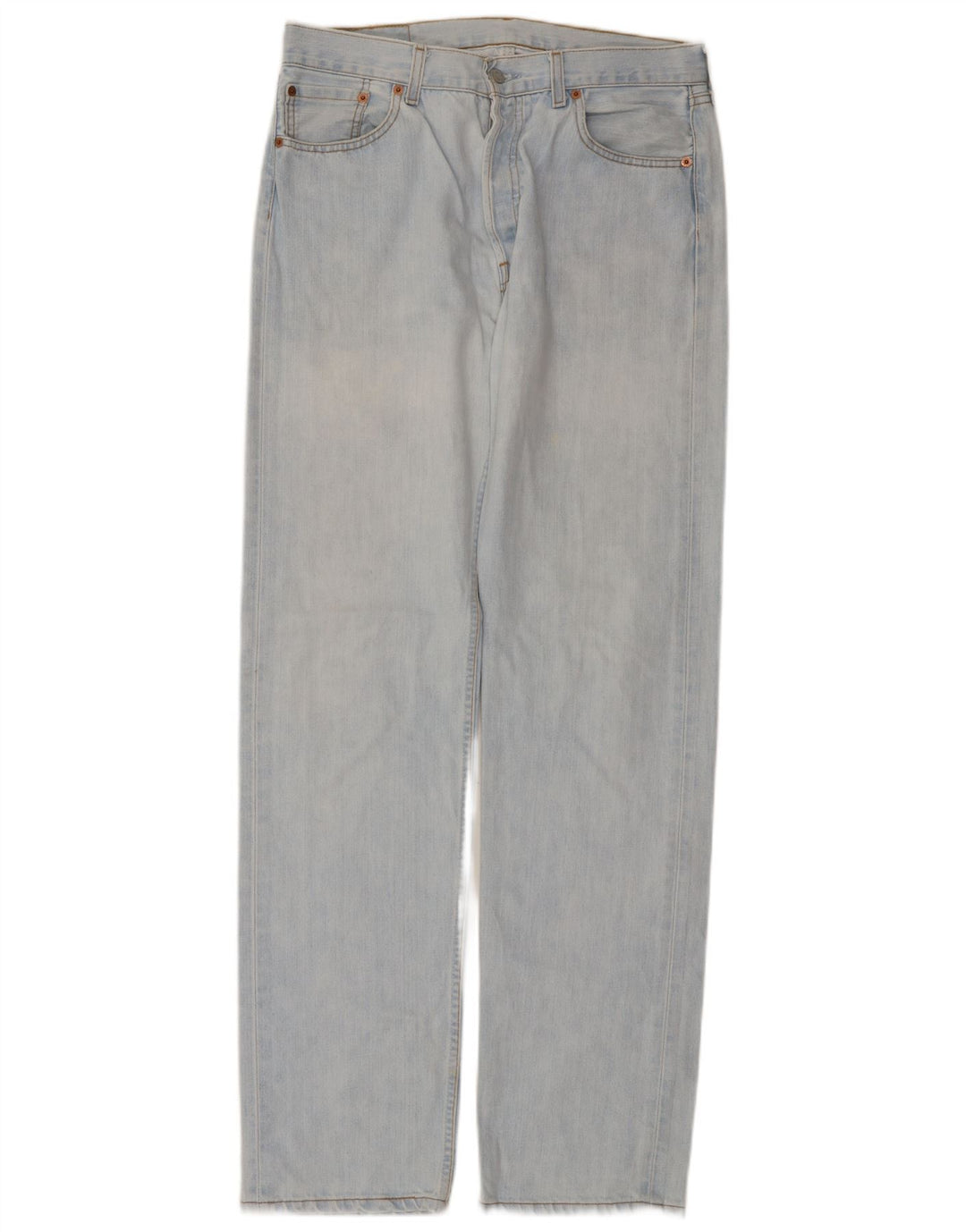 LEVI'S Jeans dritti da uomo 501 W34 L36 cotone blu