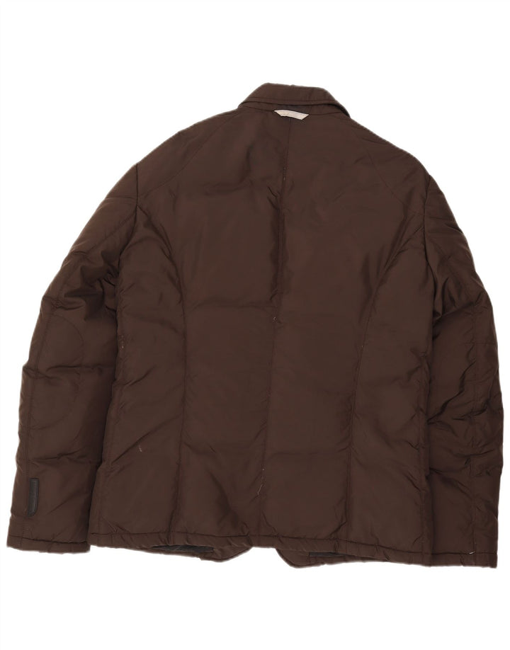 Giacca imbottita blazer da uomo Brema IT 52 XL poliestere marrone