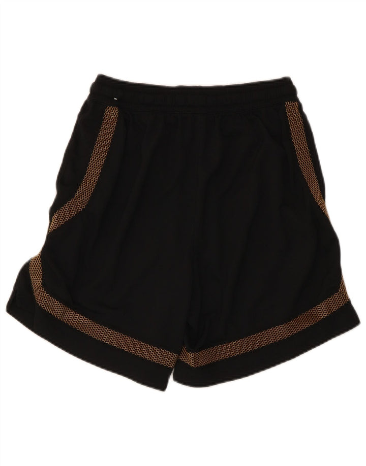 Pantaloncini sportivi Nike Dri Fit da uomo piccoli in poliestere geometrico nero