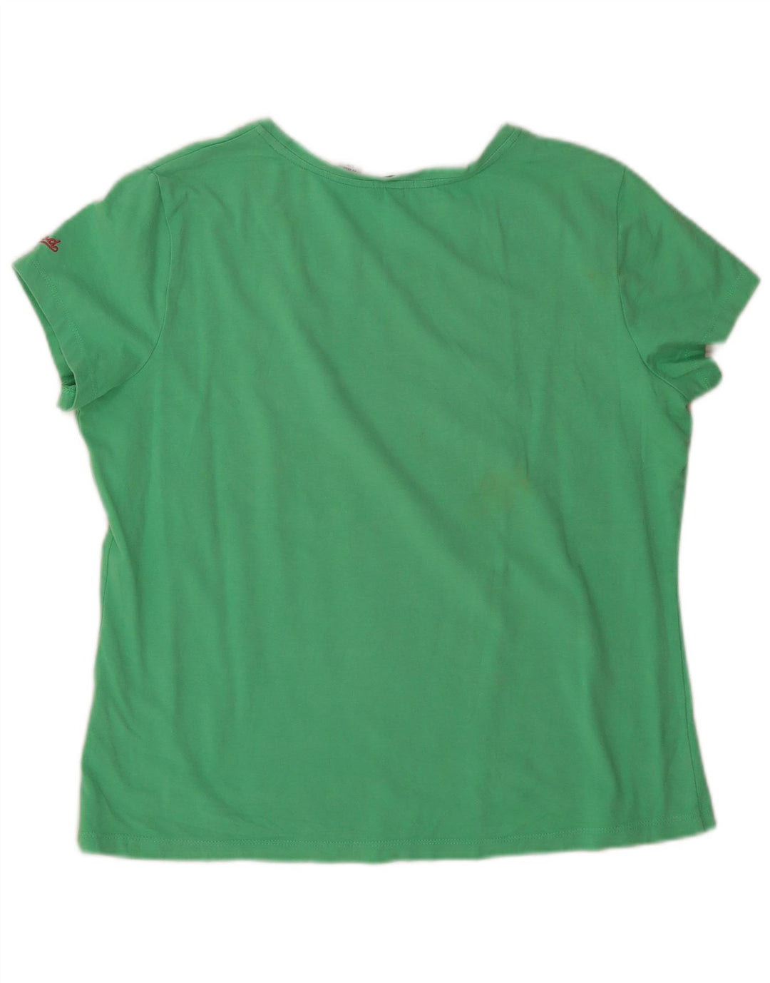 T-shirt da donna Izod Top UK 16 grande cotone verde