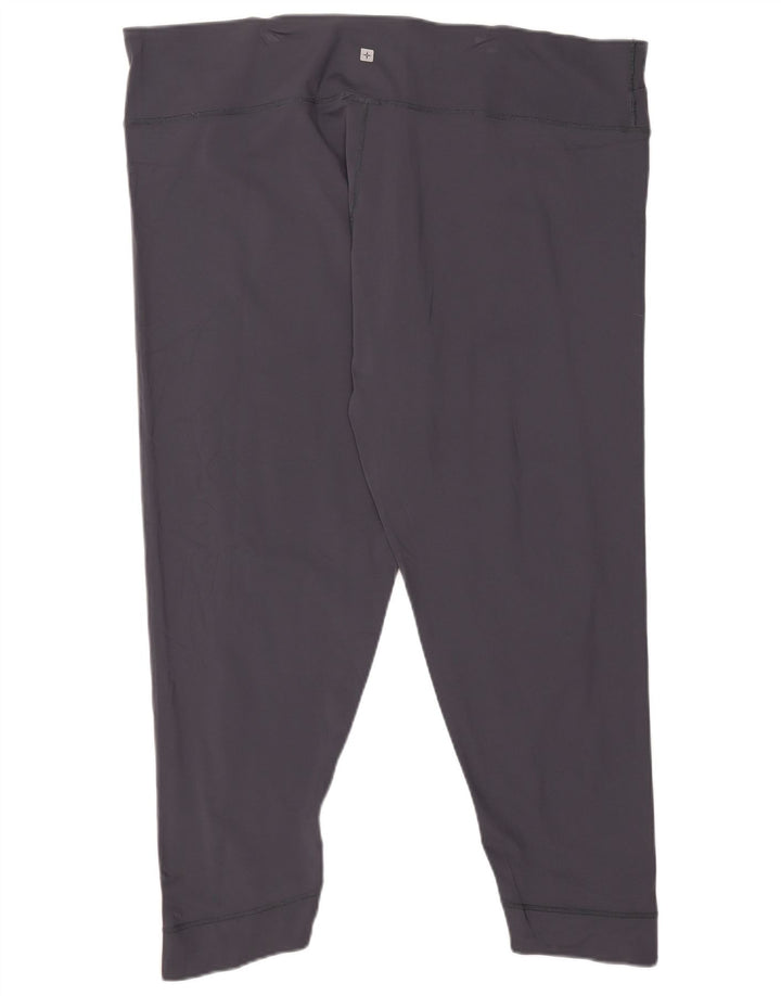 Leggings corti da donna Mountain Warehouse US 24 4XL Nylon grigio