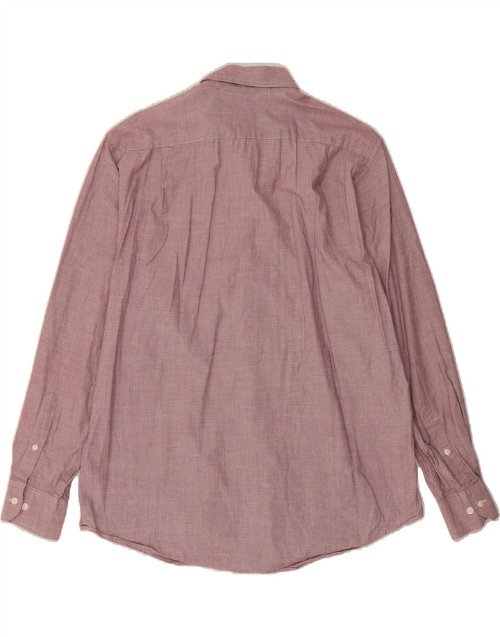 IZOD Mens Shirt Large Burgundy Cotton Vintage Izod and Second-Hand Izod from Messina Hembry 