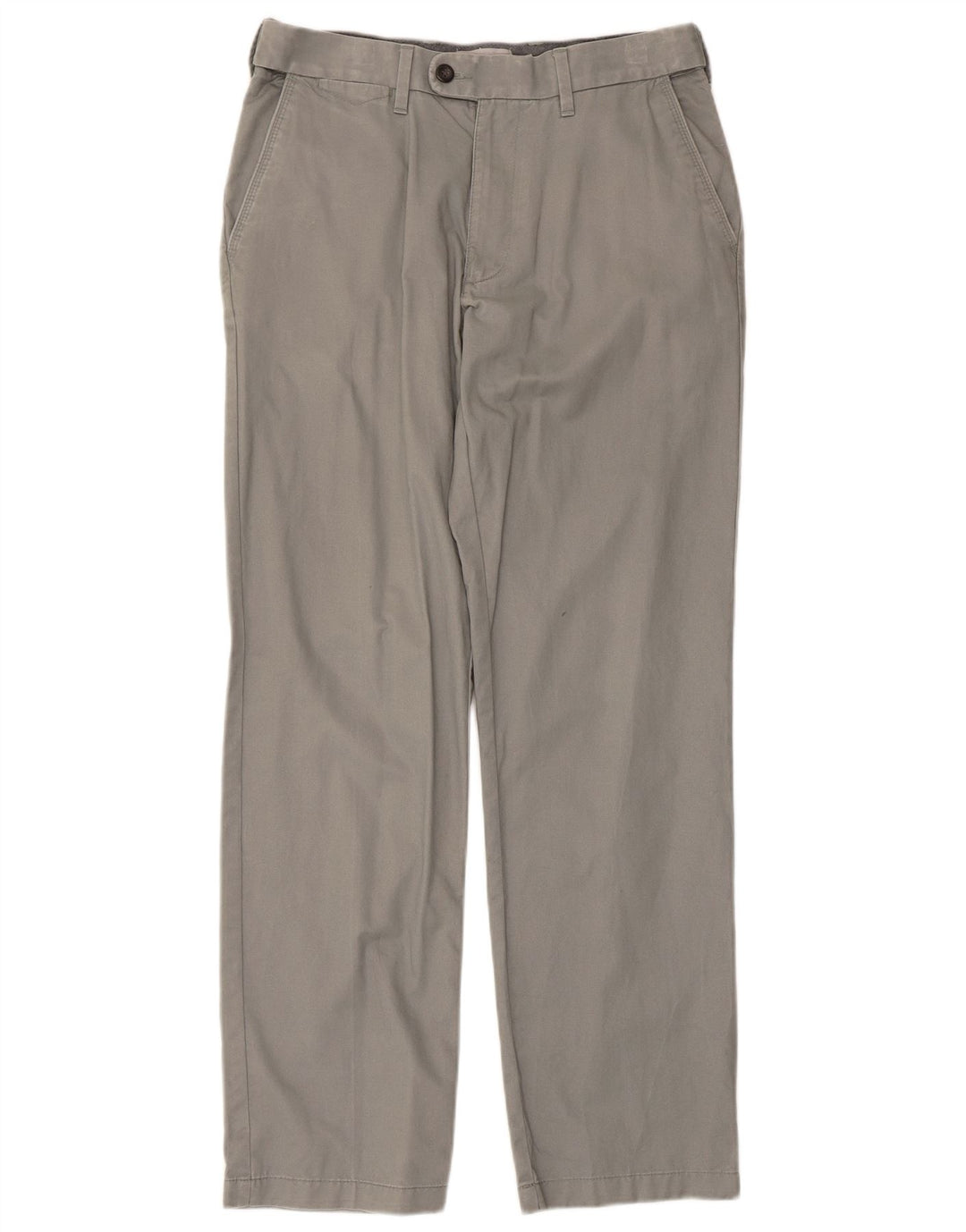Pantaloni da abito da uomo con vestibilità regolare e pegged Marks & Spencer W30 L31 in cotone grigio