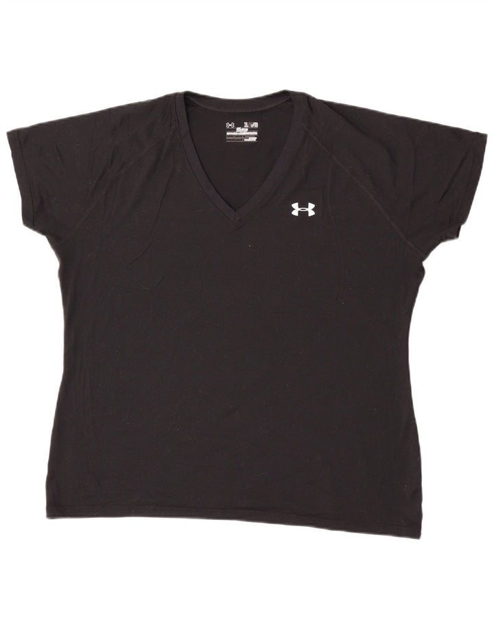 Maglietta da donna Under Armour Top UK 18 XL poliestere nero
