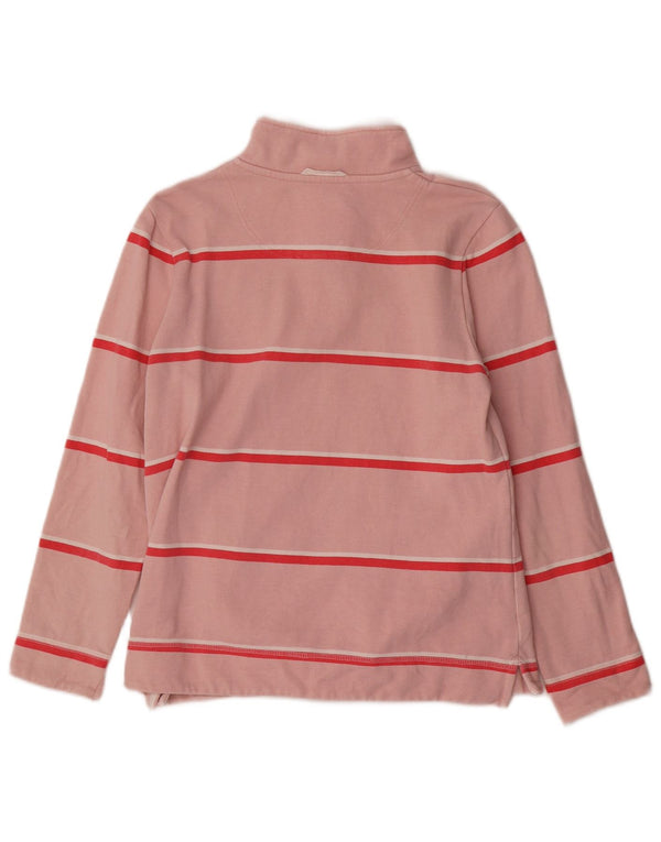 Crew Clothing Felpa da donna Maglione UK 12 Medium Pink Striped