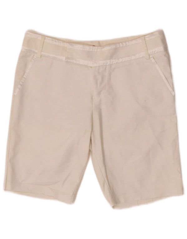 Pantaloncini chino da donna Tommy Hilfiger W30 cotone bianco medio