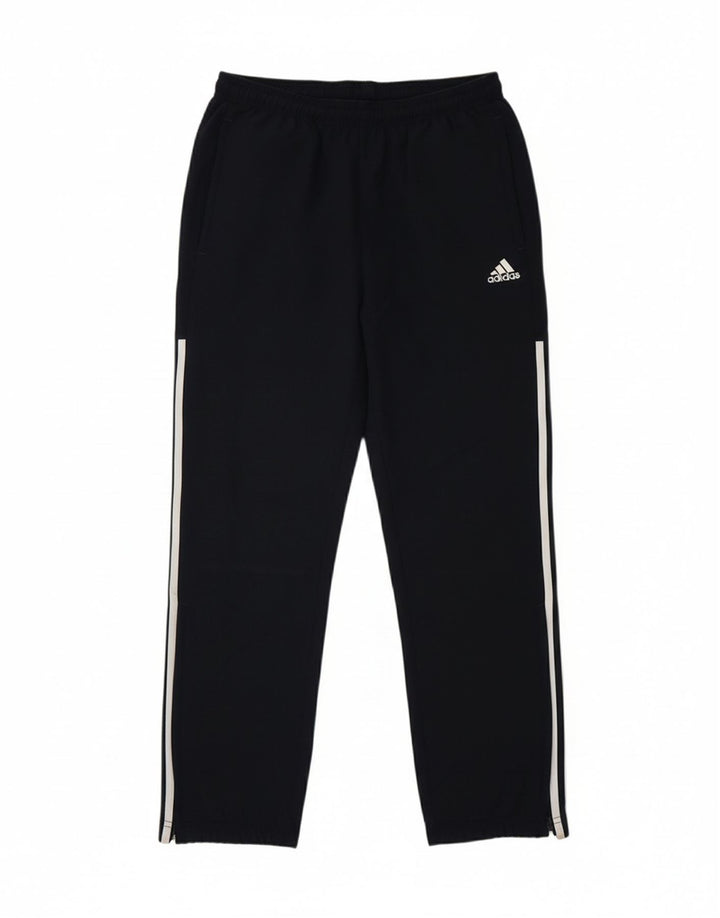 ADIDAS Mens Tracksuit Trousers Joggers Small  Navy Blue Polyester